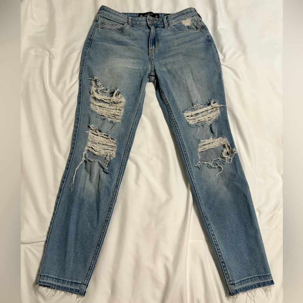 Hollister high rise super skinny cropped jeans